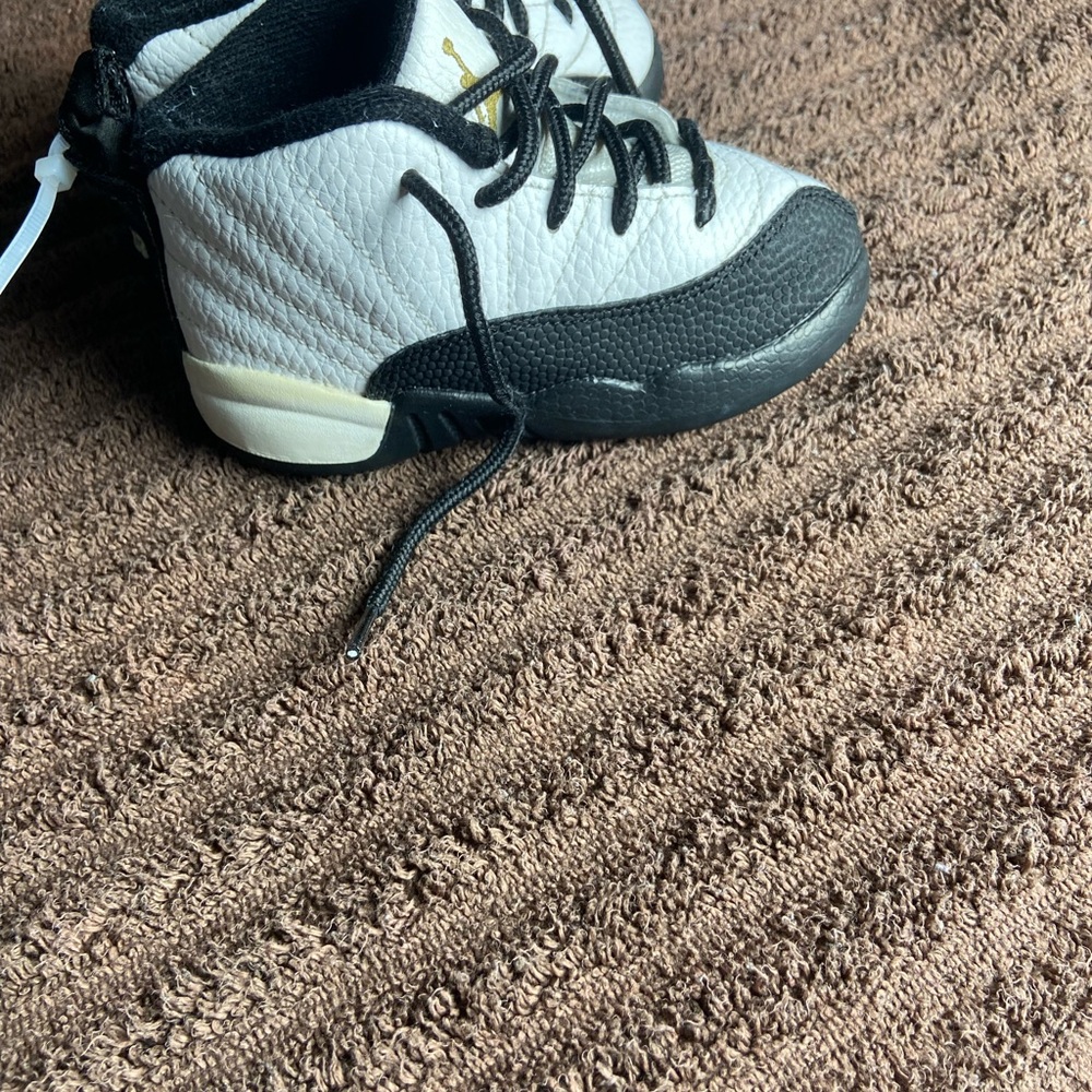 Jordan Black and White Sneakers with Textured Panels
